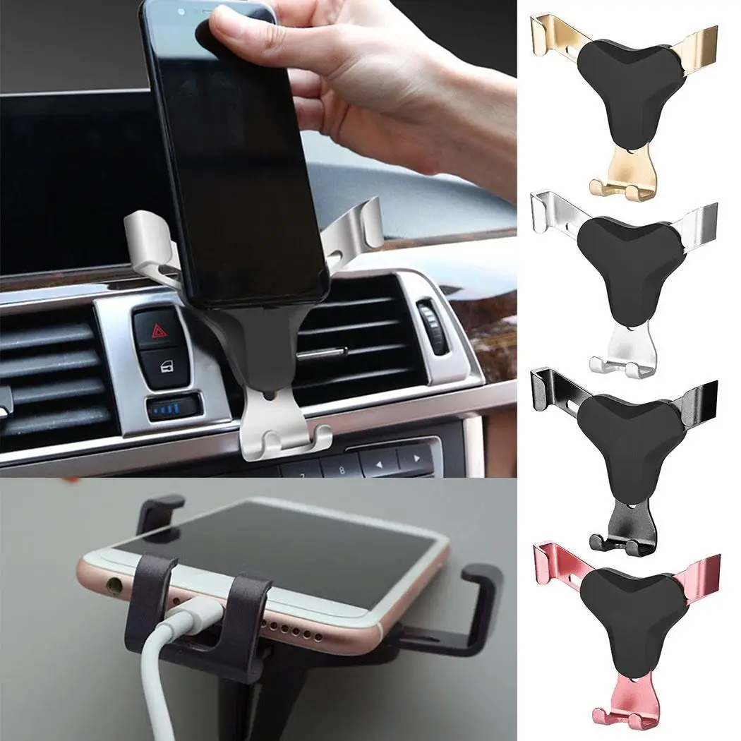 Гравитационный Автомобильный держатель для телефона в на вентиляционное