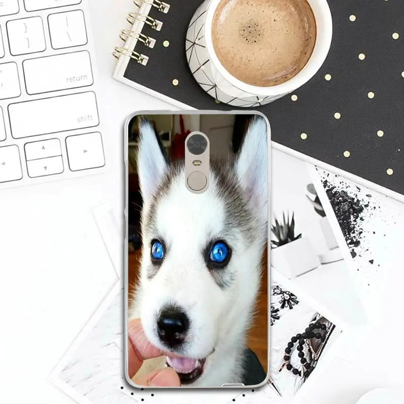Silicone Soft Phone Cases for Xiaomi Mi Redmi Note 3S 4 4X 4A 5 5S 5A 6 8 A1 Pro Plus Max 3 Aladdin Siberian Husky Dog |