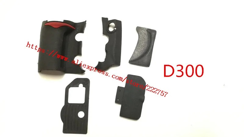 Копия нового для Nikon D300s D300 резиновый корпус (передняя + задняя Боковая нижняя USB)