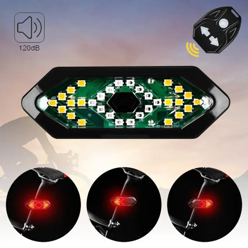 

Bicycle lights, turn to tail lights, new horns, LED mountain bike lights, warning tail lights, riding equipment accessories