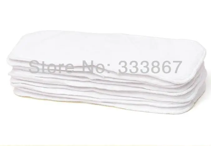 12 шт./Партия Детские Тканевые вкладыши в Подгузники моющиеся микрофибровые 3