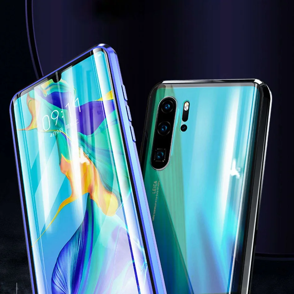 Чехол для Huawei Honor 8X 10 20i двухсторонний чехол из закаленного стекла 9X 20 Pro