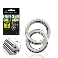 jk pcsr 55 200lb fishing split rings power stainless steel lure solid ring loop diy fishing accessories