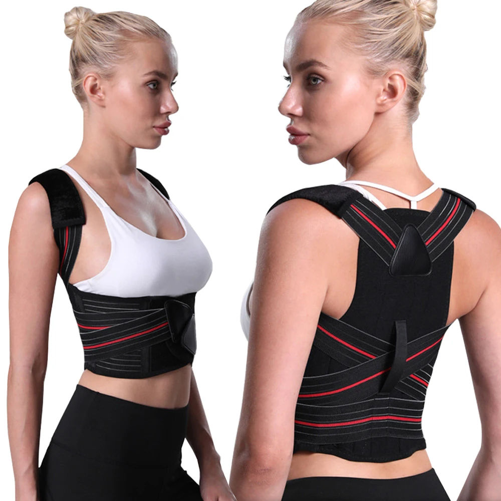 

Adult Children Shoulder Bone Posture Corrector Adjustable Spine Back Brace Support Invisible Hunchback Slouching Corrective Belt