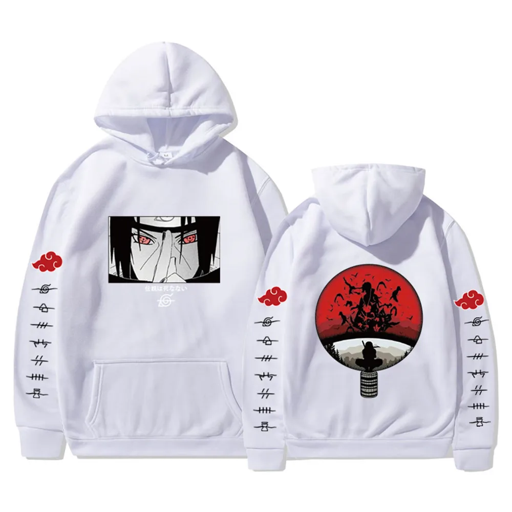 Толстовка Itachi с аниме-принтом удзумаки Акацуки Сакура Какаси Саске Хината