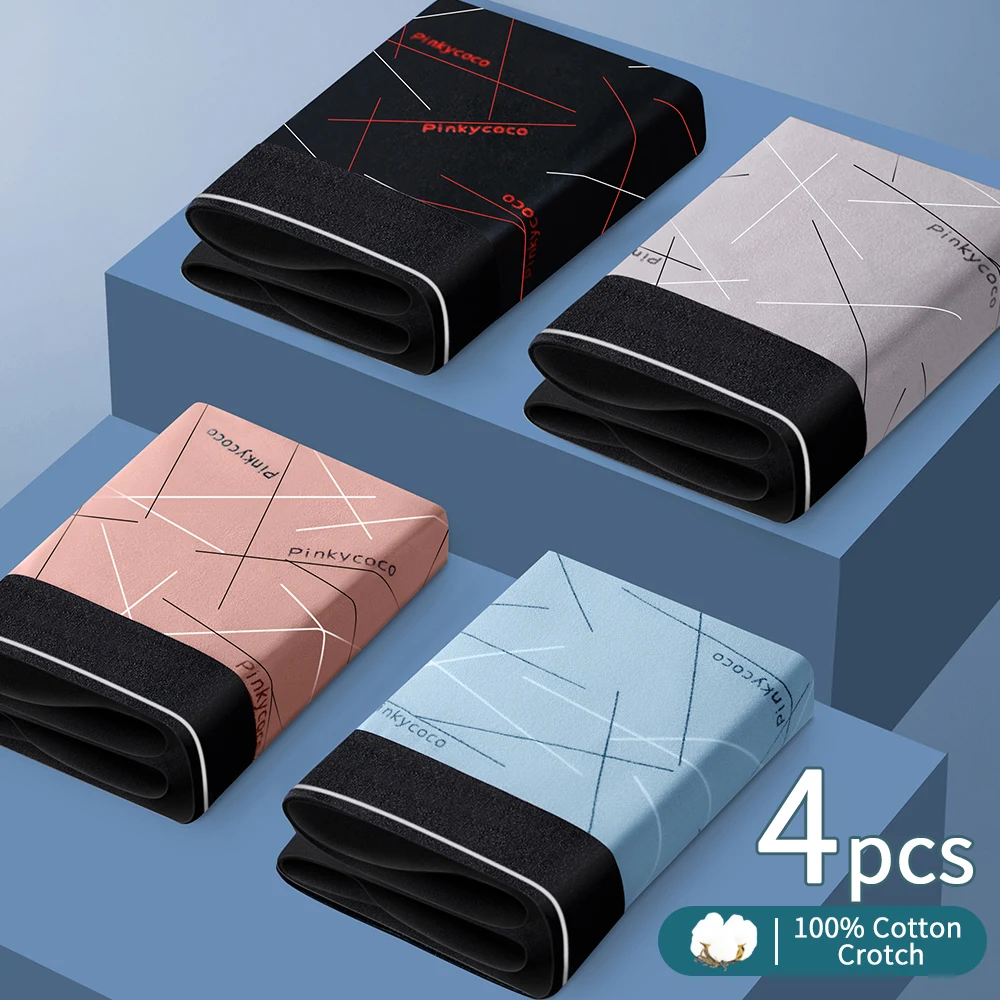 4pcs/Lot Boxer Shorts Underpants man Men's Panties Underwear Men Boxer Boxershorts Homme Breathable Shorts U Convex Pouch