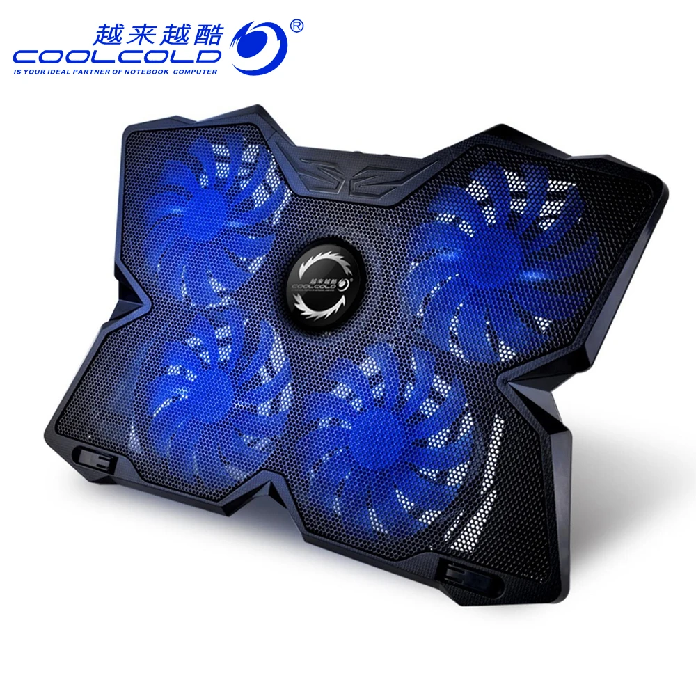 Тонкий плоский кулер COOLCOLD для ноутбука с питанием от USB охлаждающая подставка