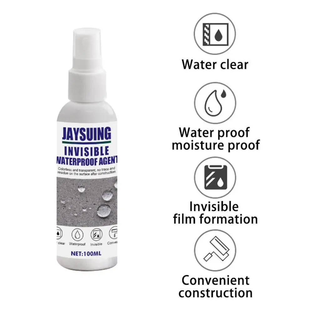 

30/100ml Sealant Spray Anti-Leaking Sealant Agent Leak-trapping Super Glue Strong Spray Repair Bonding Uv Waterproof Glue S N5M5