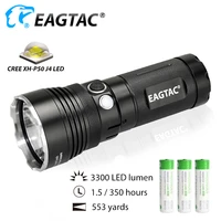 eagtac mx30l3 kit led flashlight dual switch 3300 lumen w318650 3400mah battery multi mode defense searching
