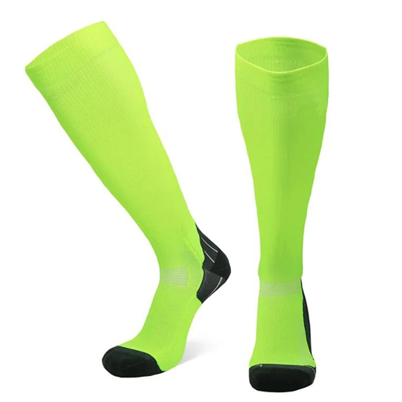 Носки компрессионные для мужчин и женщин длинные чулки велоспорта тренажерного