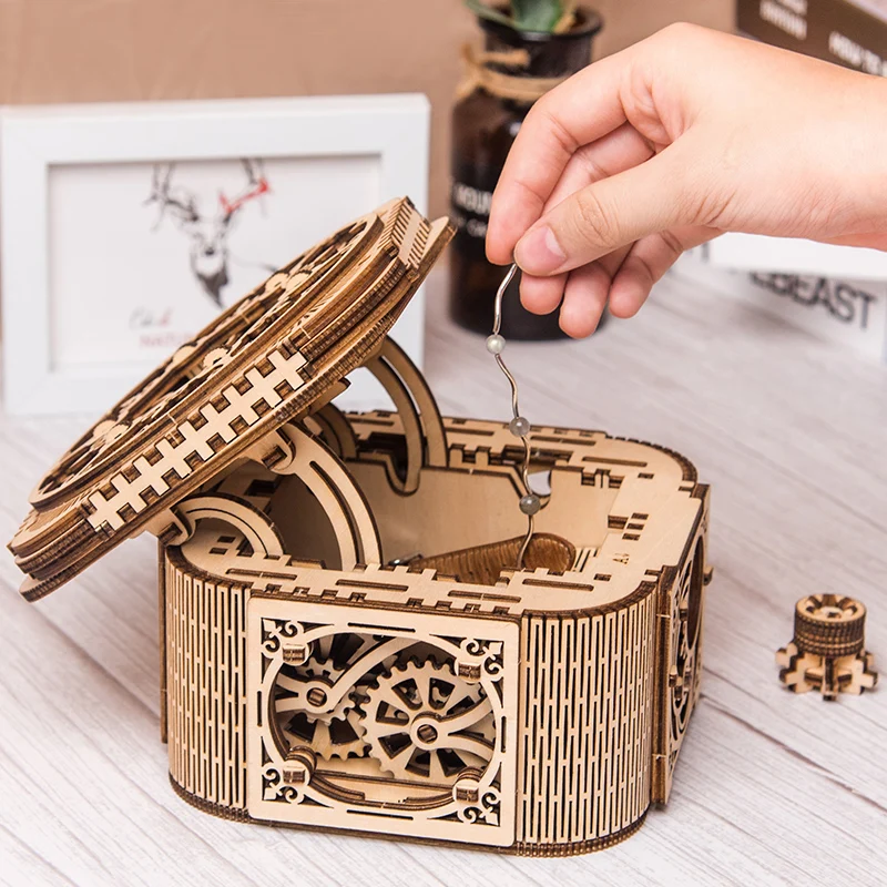 3D игрушки DIY Модель игры подростков деревянные головоломки детей декоративные
