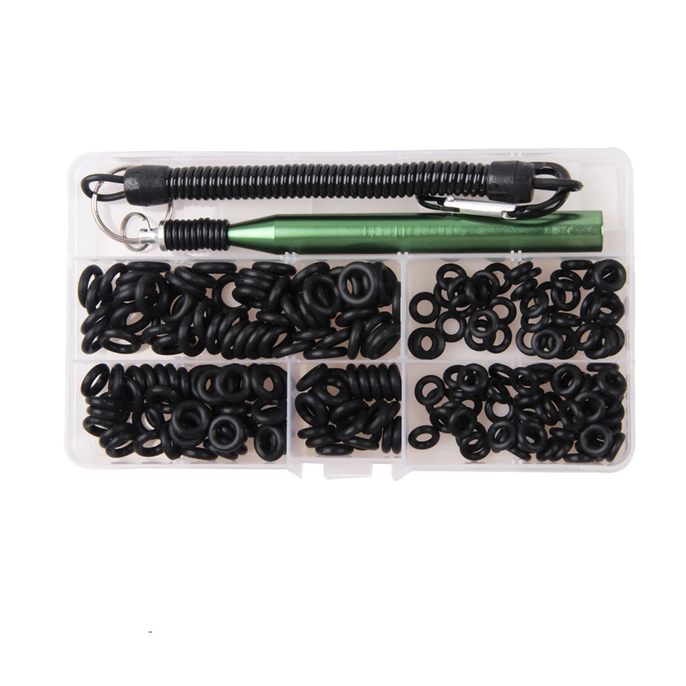 201pcs Wacky Rig Tool and Worm O-Rings Ring Kit for Senko Soft Baits neko rigs tackle bass fishing | Спорт и развлечения