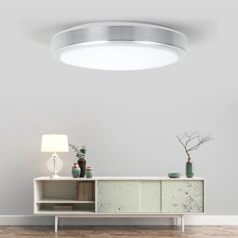 

VIPMOON Crystal LED Ceiling Light36W/24W/18W/12W Modern Round Surface Ceiling Lamp For Kitchen Bedroom Bathroom Livingroom Lamps