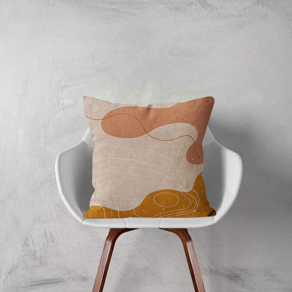 

Linen Material Pillowcase For French Windows Decoration Simple Sofa Home Cushion Room Cover Design Chair Living W7B8