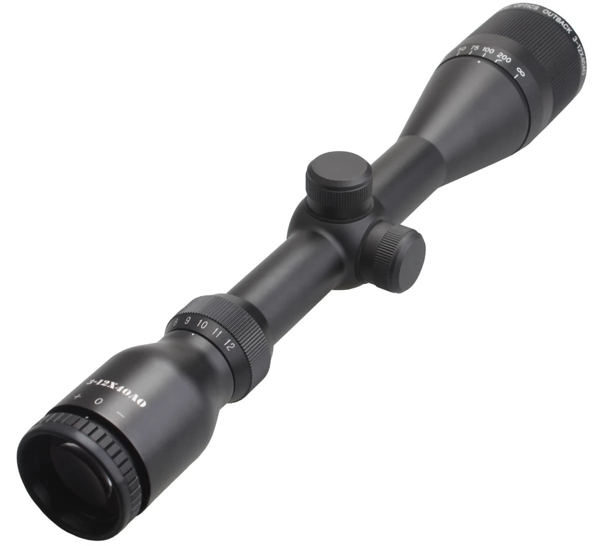 Векторная оптика Outback 3-12x40AO 1-дюймовыечистые этикетки пробки регулировки цель прицел охотничья фокус. 223 5,56 мм 7,62 мм. 308 прицел воздуха пистолет
