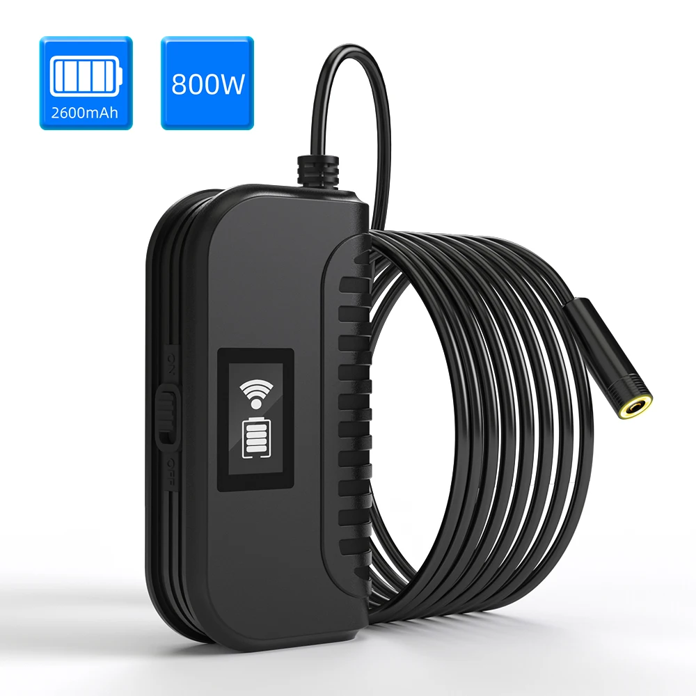 Беспроводная Wi Fi эндоскопическая камера с автоматическим фокусом Super HD 8MP