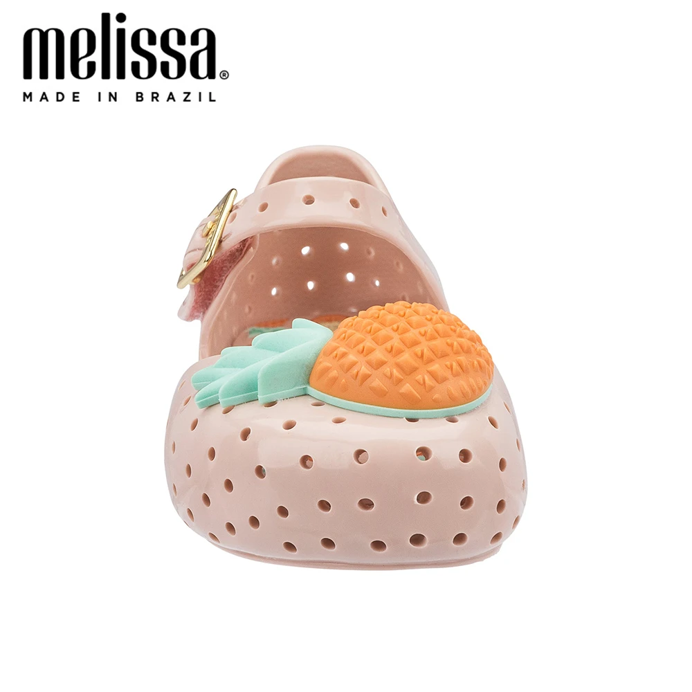 Мини Melissa Furadinha VII желеобразная обувь с ананасом для девочек летняя сандалии