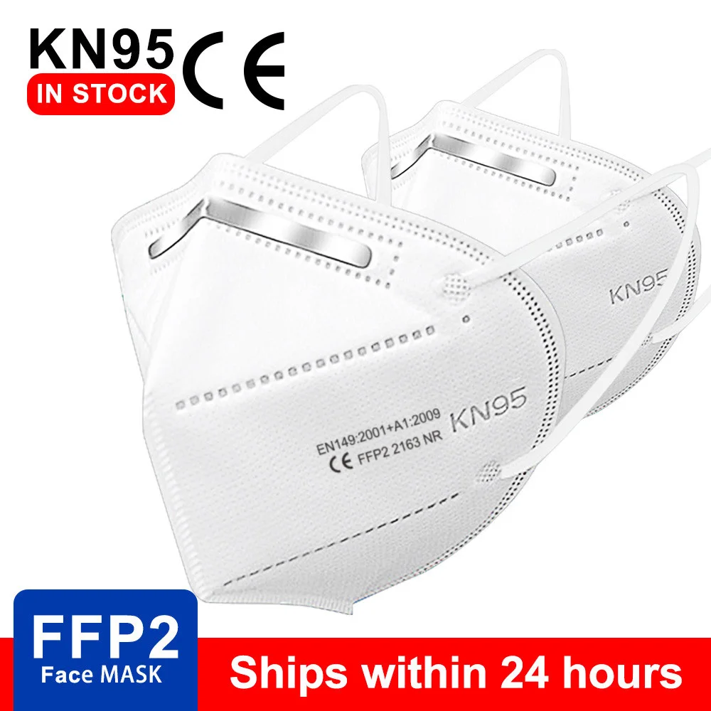 

50 шт. маска для лица FFP2 маска KN95 маска для лица маска Пылезащитная маска mascarillas mascherine tapabocas masque FFP3