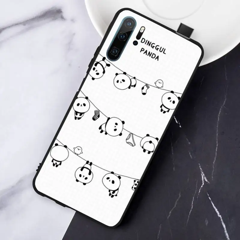 

Cute Cartoon Panda animal Phone Case For Huawei P 9 8 10 40 Mate 30 Honor 8 8A 20 20s 9x nova 6se 5t Y9s PSMART lite pro 2017