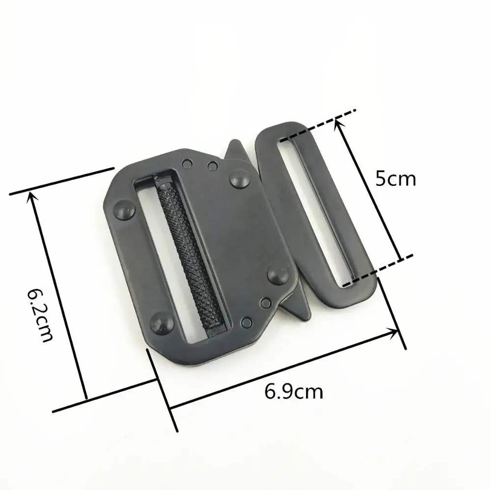 Новый дизайн Milspec быстросъемная металлическая пряжка 4 шт. 50 мм DIY ремешок для
