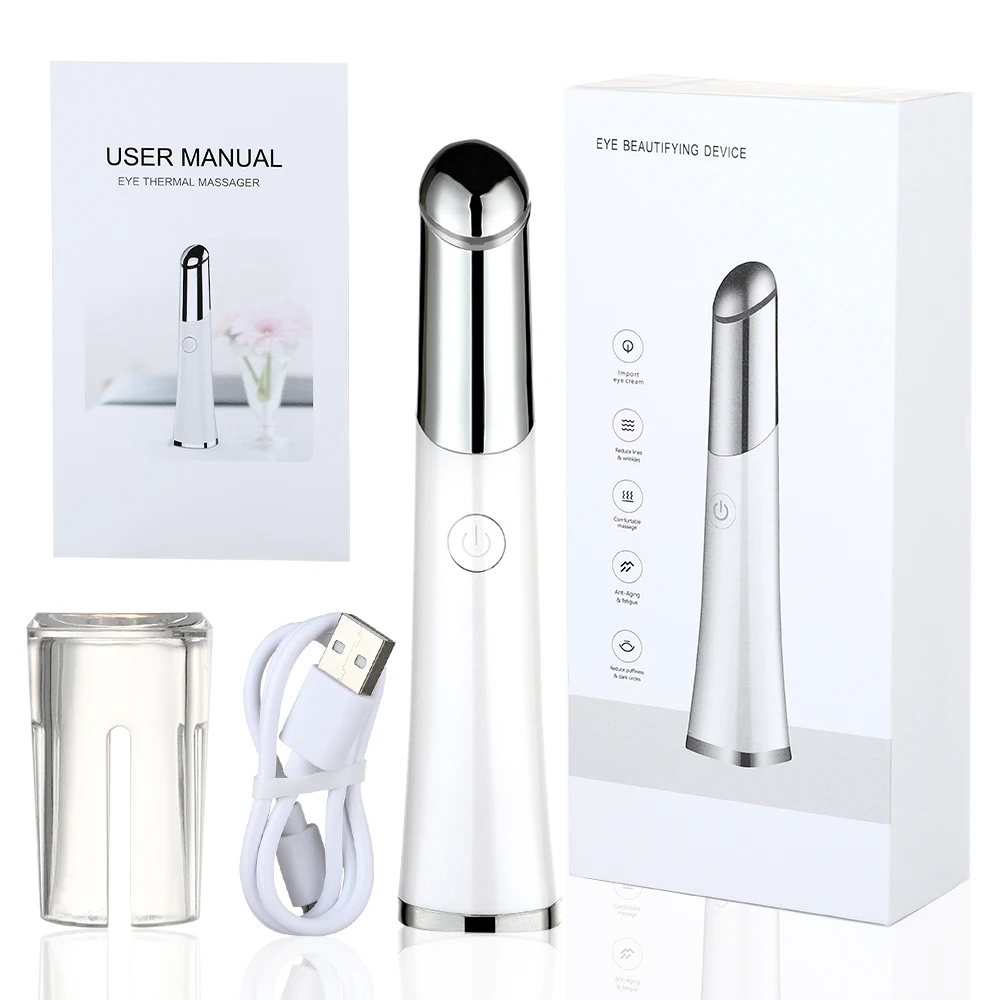 

Handheld Electric Vibration Eye Face Massager Anti-Ageing Eye Wrinkle Dark Circle Removal Portable Eye Beauty Device Massage Pen