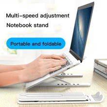 Portable Laptop Stand Aluminium Foldable Notebook Support Laptop Base Macbook Pro Holder Adjustable Bracket Computer Accessories