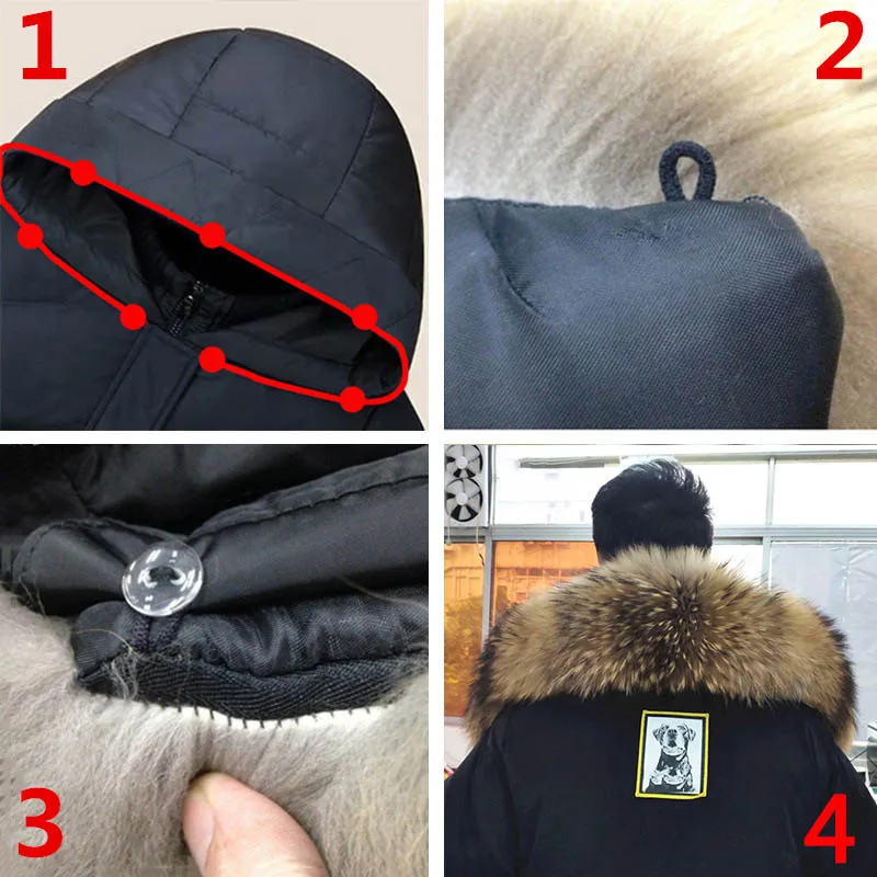 2021 натуральный мех енота шарф 100% большой меховой воротник зимнее пальто шапка с