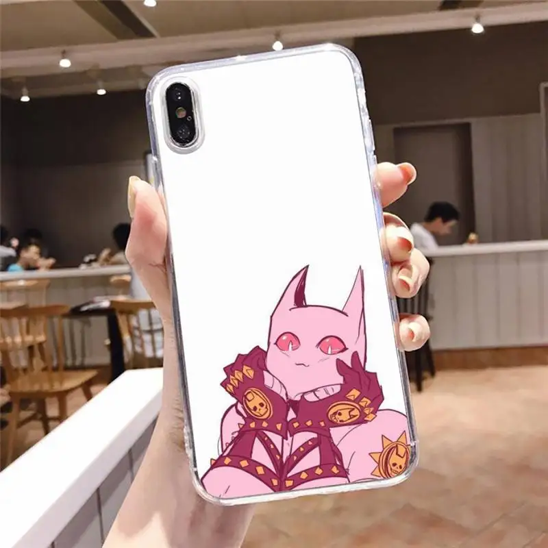 

JoJo Bizarre Adventure Phone Case For iphone 12 11 8 7 6s 6 5 5s 5c se plus mini x xs xr pro max Transparent soft