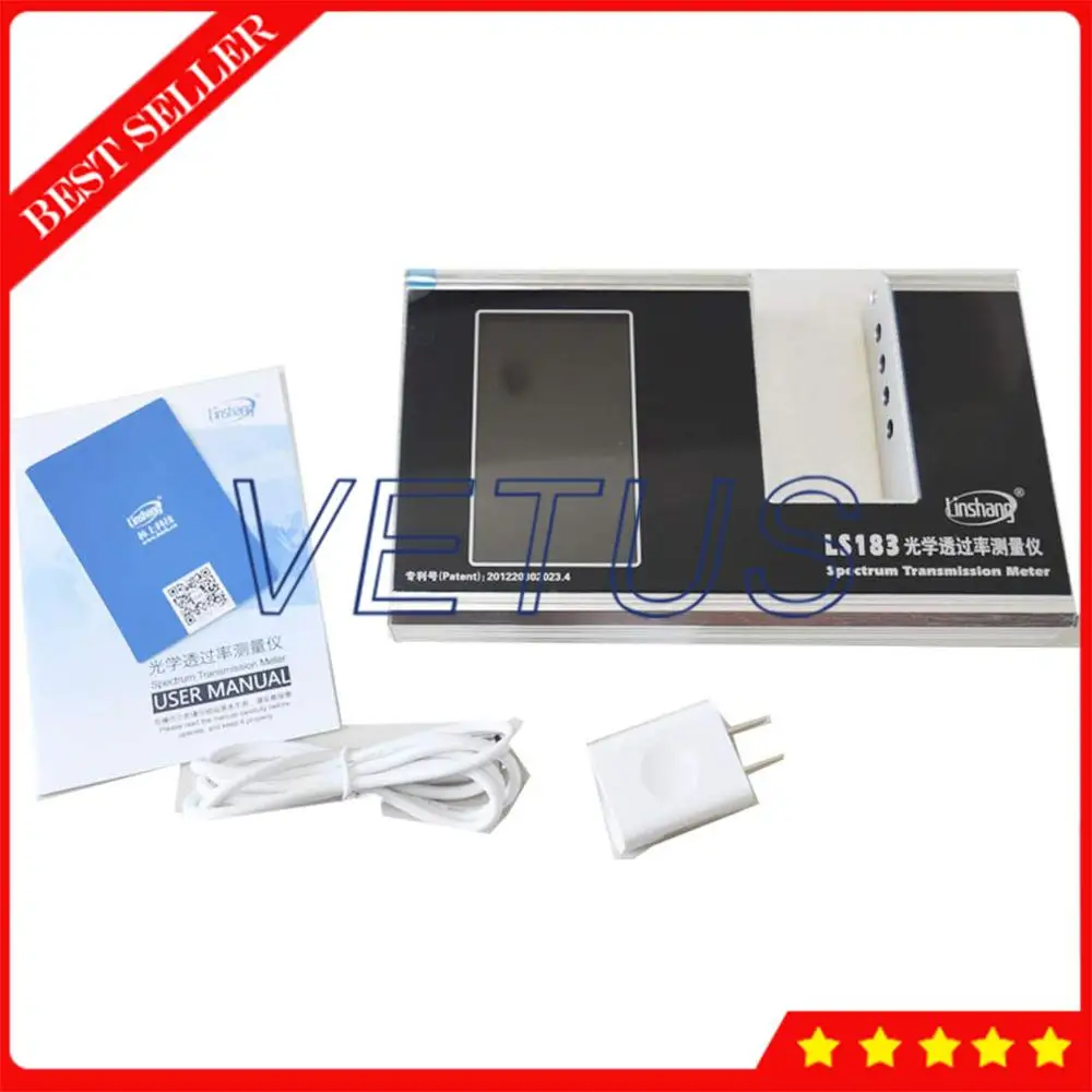 LS183 портативный измеритель передачи спектра для 3 в 1 Функция UV 365nm IR 940nm свет 380nm 760nm