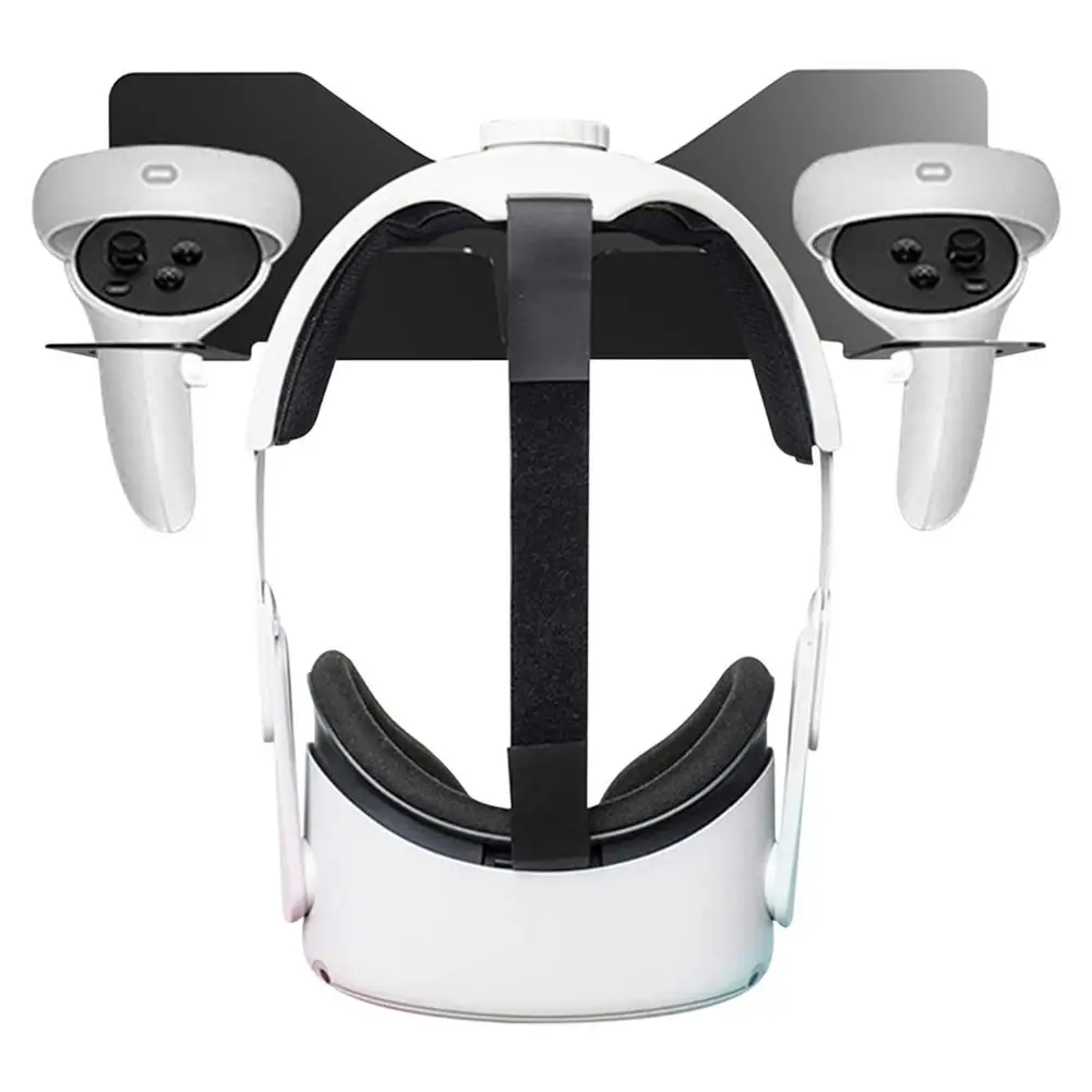 Металлический Настенный Держатель для гарнитуры VR подставка с крючком полка