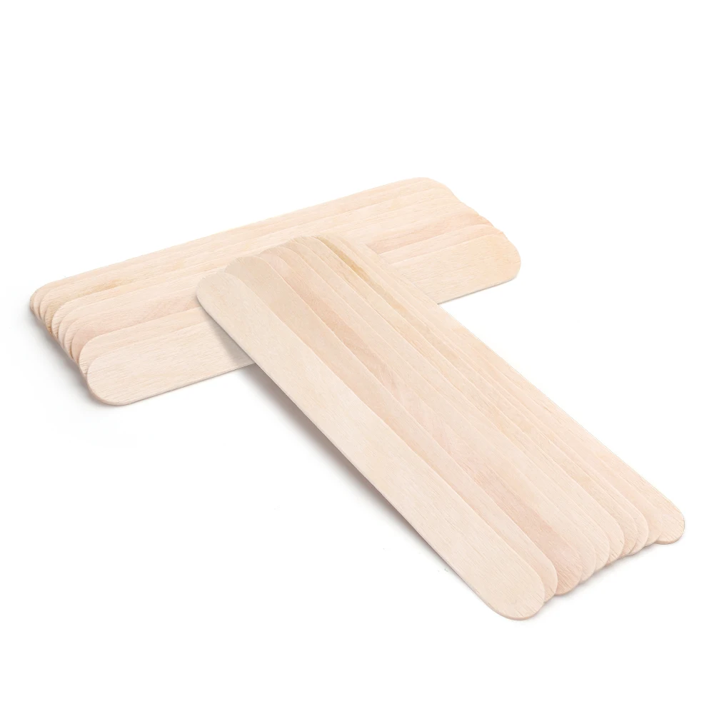 

10/30Pcs Wooden Spatulas Body Hair Removal Sticks Wax Waxing Disposable Sticks Pearl Wax Tool Mask Mud Wiping Sticks