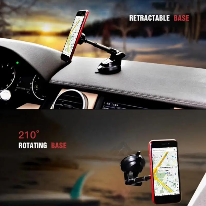 Универсальный Регулируемый магнитный автомобильный держатель для телефона на