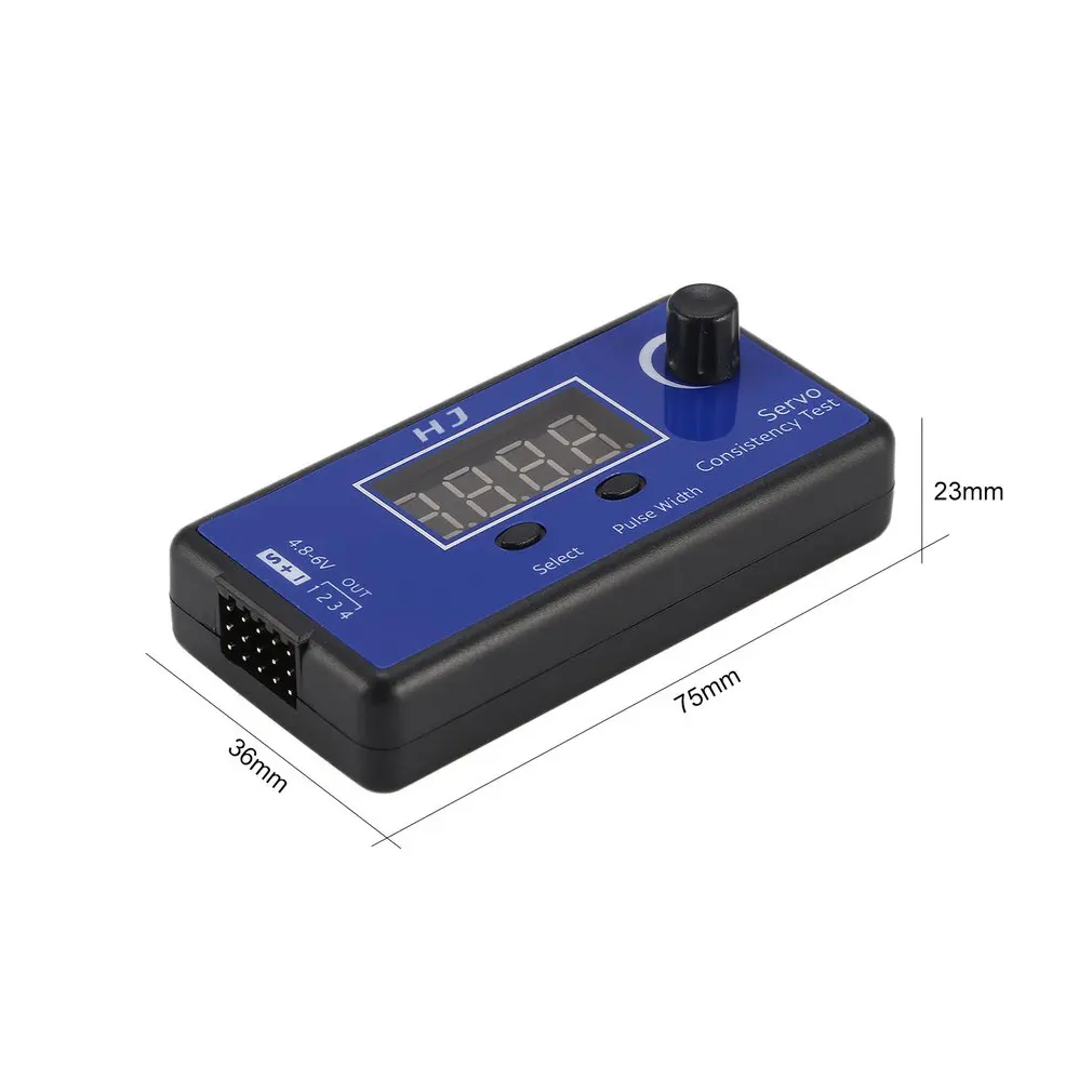 

Digital Servo Tester/ESC Consistency Tester for RC Airplane DC 4.8-6V 3 Modes Steering Gear Measurement for RC Helicopter