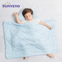 sunveno new material baby blanket swaddling newborn muslin quilts receiving blankets bedding sets super soft like baby skin