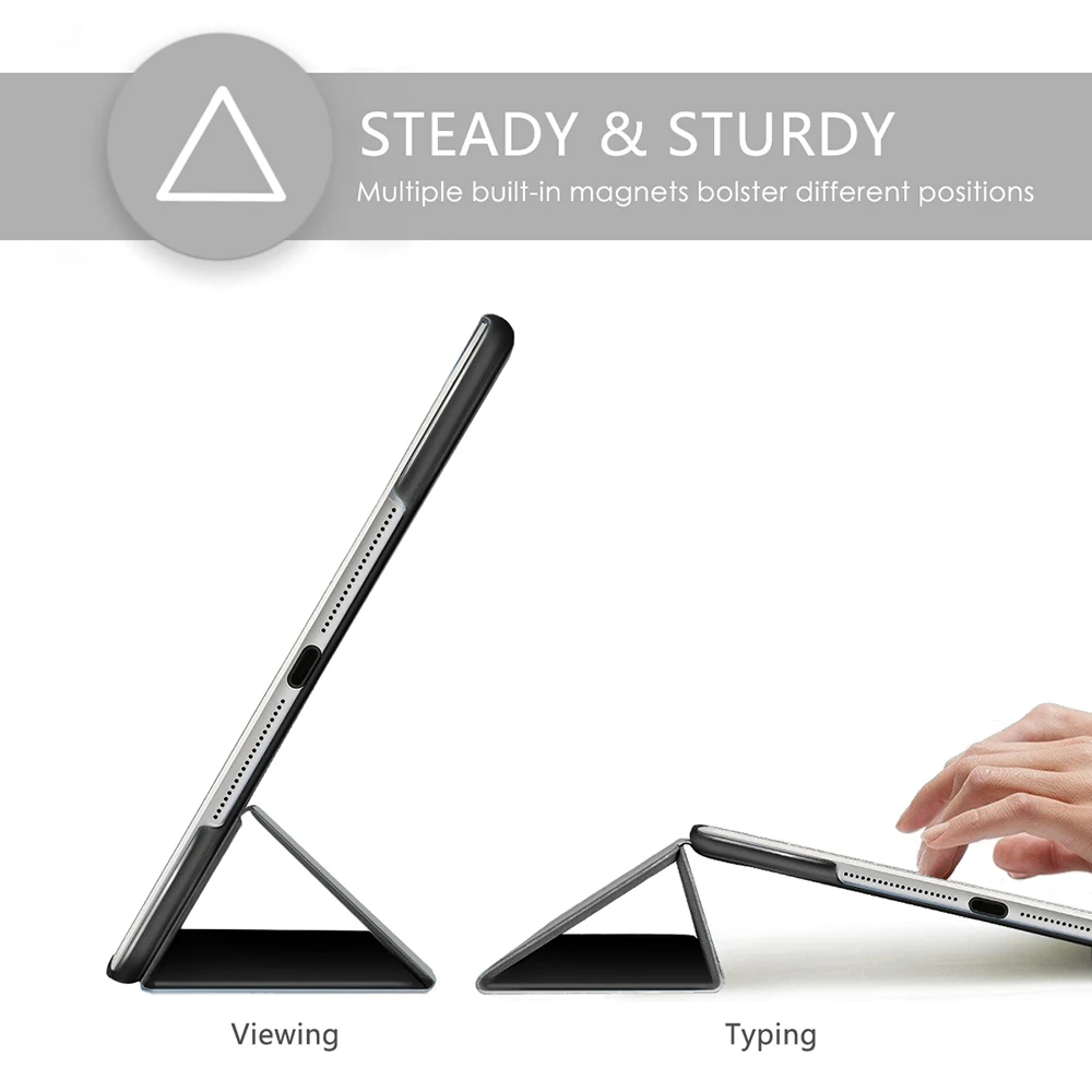 Ультратонкий смарт-чехол для iPad 2/3/4 9," A1395 A1396 A1397 A1416 A1430 A1403 A1458 A1459 A1460 на магните с подставкой Чехол