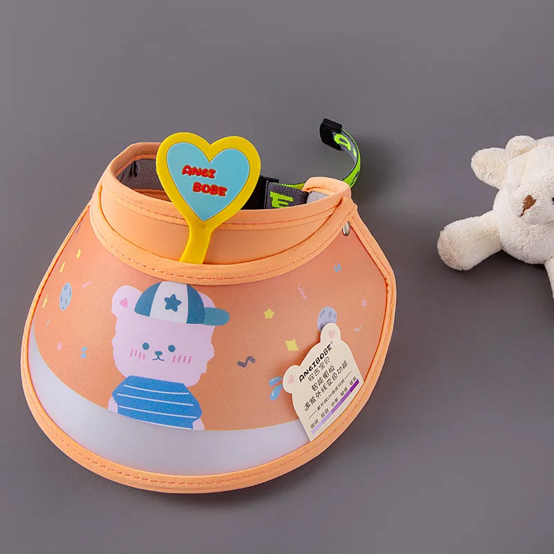 Летняя детская кепка с открытой вершиной, бейсболки для мальчиков и девочек с защитой от УФ-лучей, рукавицы из ледяного шелка для защиты рук от солнца.