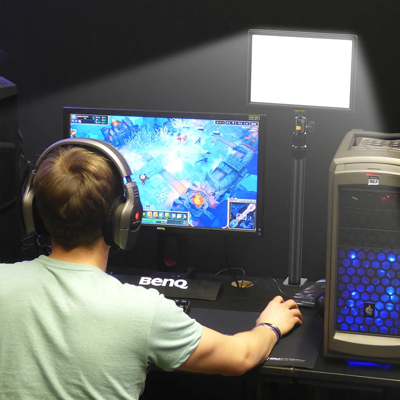 

VIJIM LS01 Extend Light Stand 90cm Desk Light Stick Mount Removable Ballhead 1/4 Screw for LED Video Light