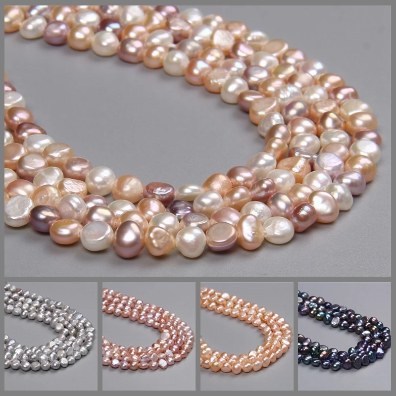 Бусины Из Натурального пресноводного жемчуга неправильной формы для