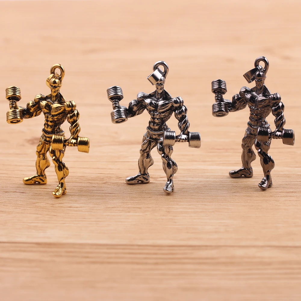 Трехмерное мужское колье для атлетики ожерелье в стиле хип-хоп уличный стиль