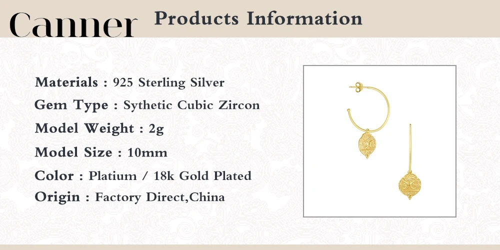 

Canner Real 925 Sterling Silver Stud Earrings For Women Geometric Circle Loop Earings Fine Jewelry Korean Piercing pendientes W5