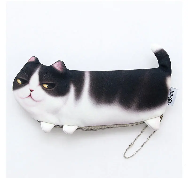 Школьный офисный карандаш, чехлы Kawaii, милый кот, мультяшная коробка для ручки, сумка, школьные принадлежности, канцелярские принадлежности, сумка для хранения 05169