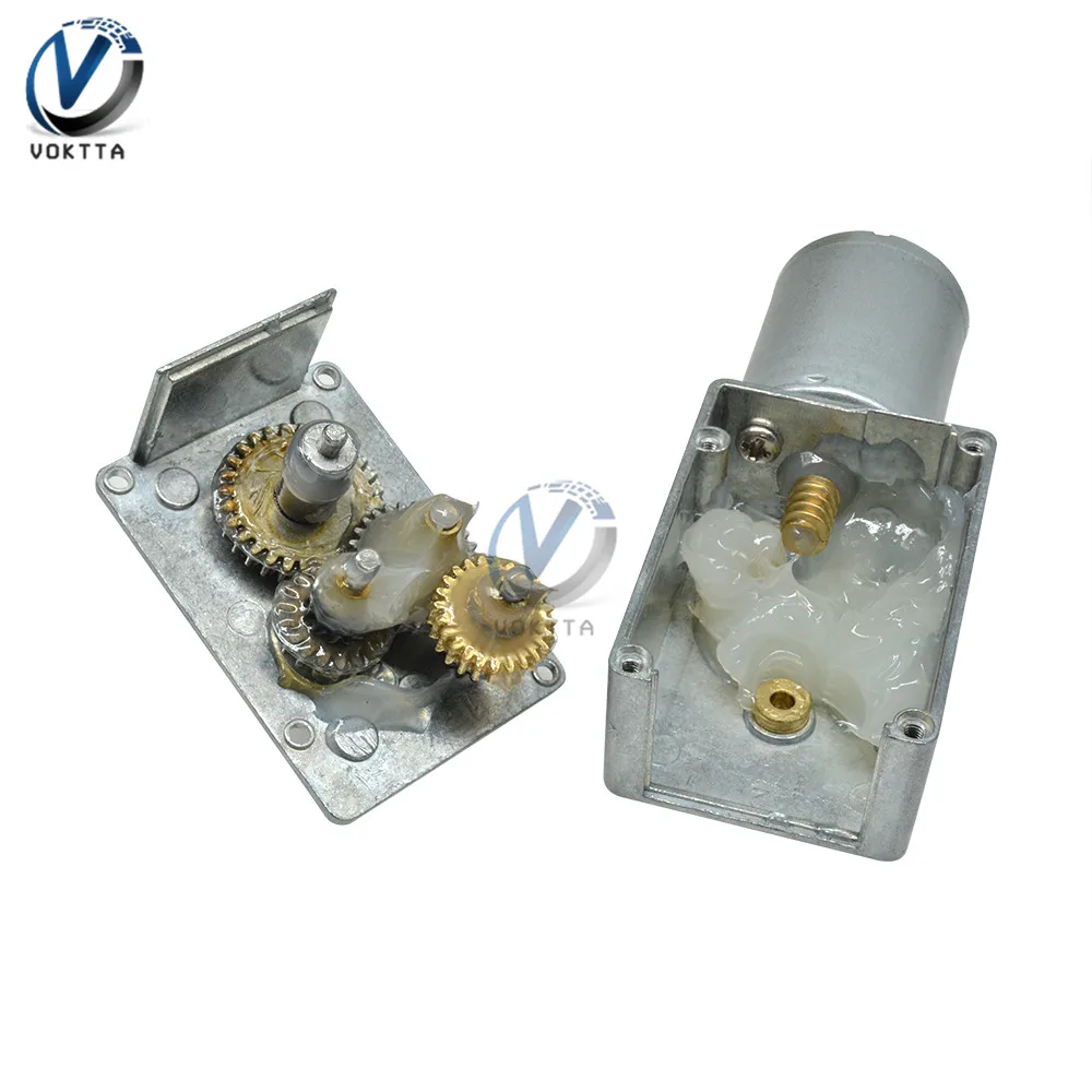 4632-370 DC мотор-редуктор 12V 100RPM Высокий крутящий момент низкоскоростной контроллер снижение электрический линейный привод двигателя для игрушек