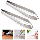 12 шт. Нержавеющаясталь щипцы Fishbone Пинцет для рыбья кость Fishbone мех жидкость для снятия плоскогубцы Клещи, Кухня морепродукты очиститель гаджеты