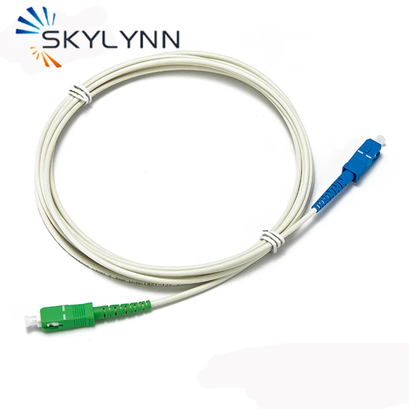 SKYLYNN 50 шт. 1 метр SC/APC-SC/UPC Одномодовый G657A2 Simplex Core 3 0 мм кабель оптоволоконный