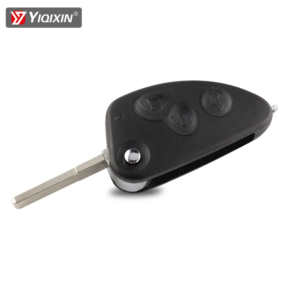 YIQIXIN для Alfa 3 кнопки Romeo 147 156 166 GT раскладной складной ключ Uncut SIP22 автозапчасти -