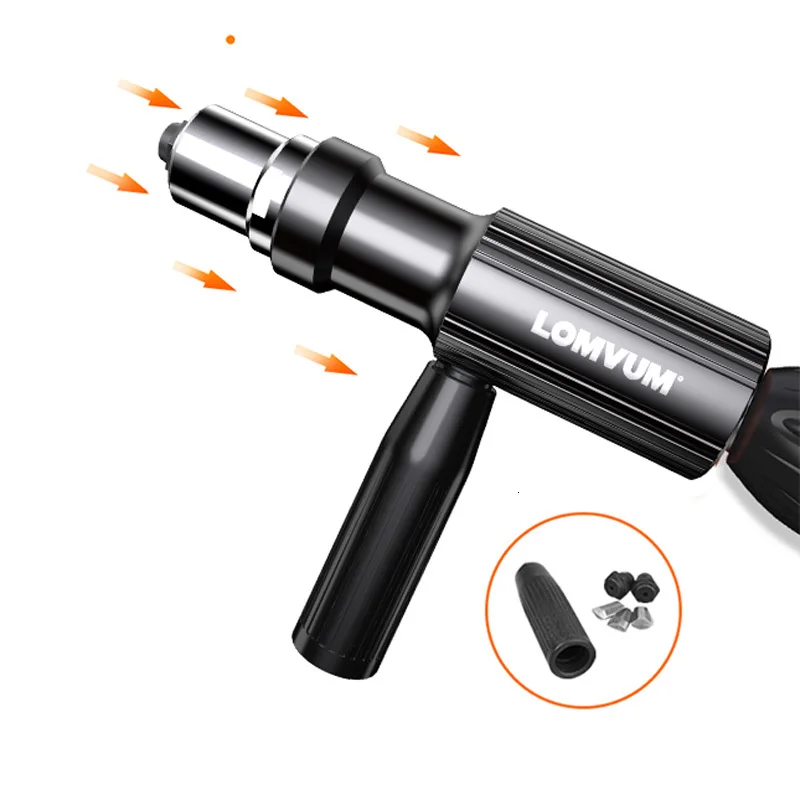 Электрическая гайка пистолет с заклепками Аккумуляторный Клепальный Инструмент