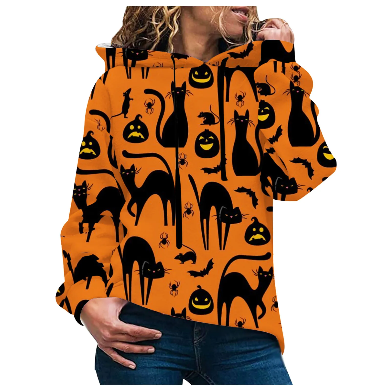 

Осенне-зимние женские пуловеры, теплый топ, повседневные свободные толстовки с длинным рукавом, женская уличная одежда, мягкий теплый женск...