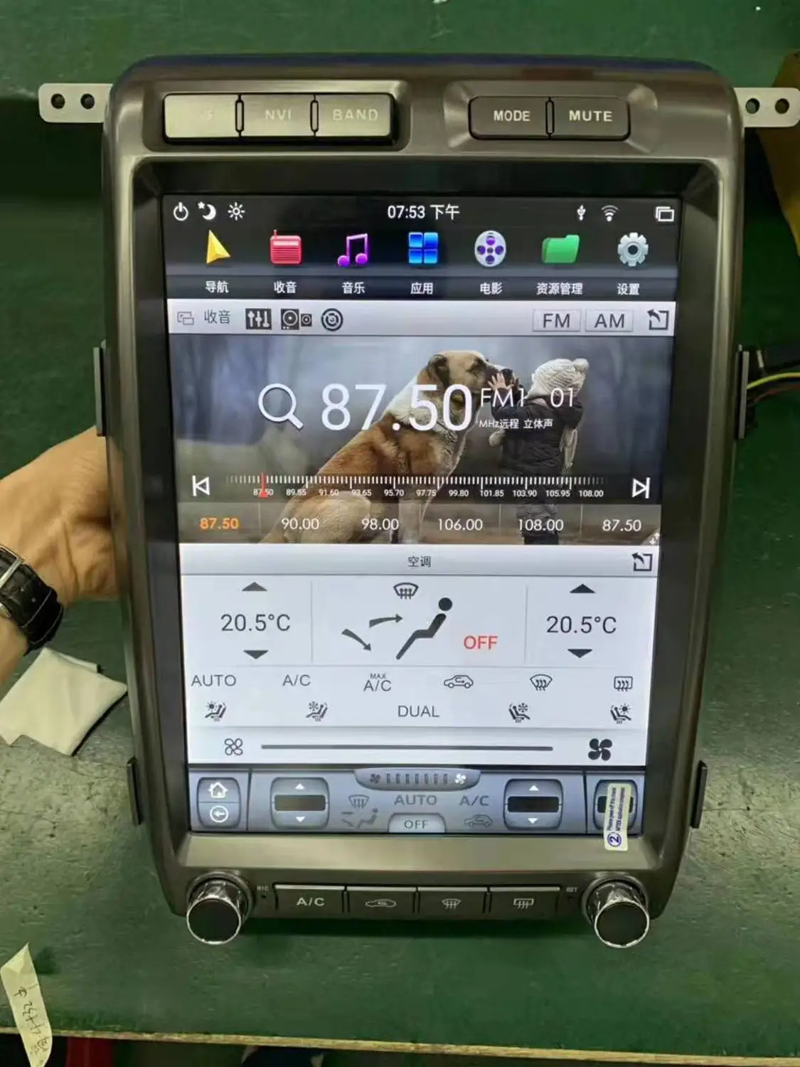Автомобильный GPS навигатор в стиле Tesla с 13 дюймовым IPS экраном для Ford F150 2009 2012