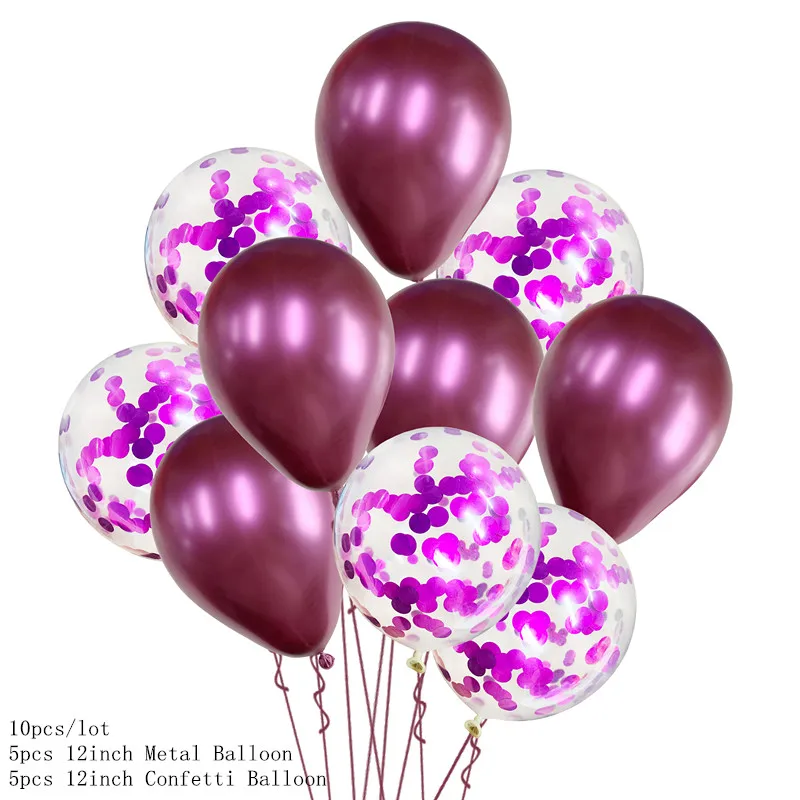 Металлический воздушный шар &quotКонфетти&quot Свадебные украшения гелий подставка