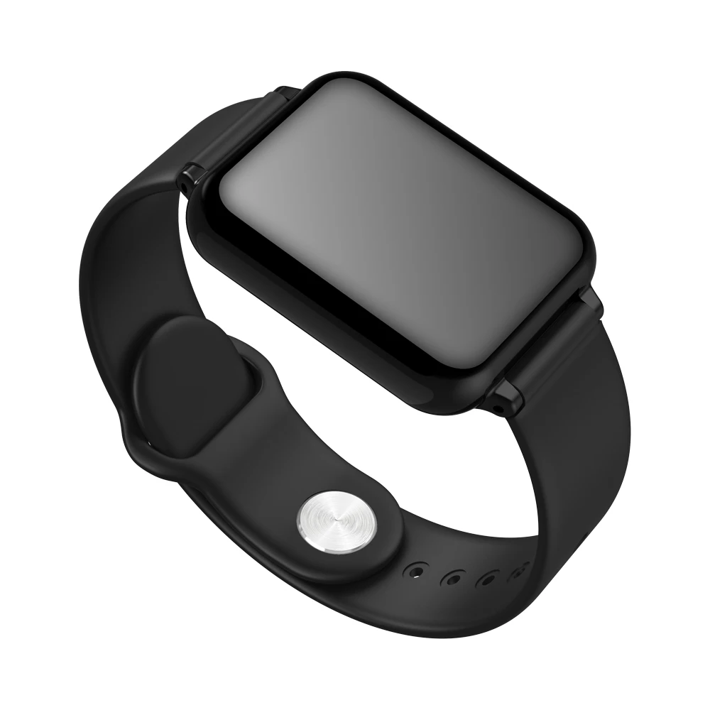 Black SENBONO B57 Смарт-часы IP67 водонепроницаемые спортивные мужские женские пульсометр Монитор артериального давления фитнес-трекер умный Браслет - Цвет: Black